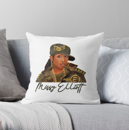 Discover Missy Elliott Throw Pillow