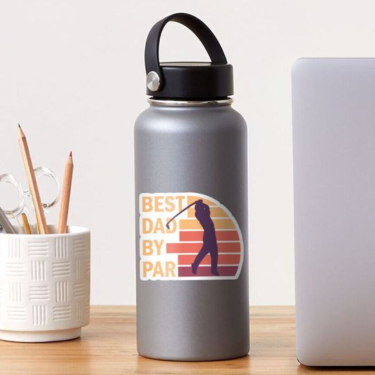 Discover Best Dad By Par Sticker