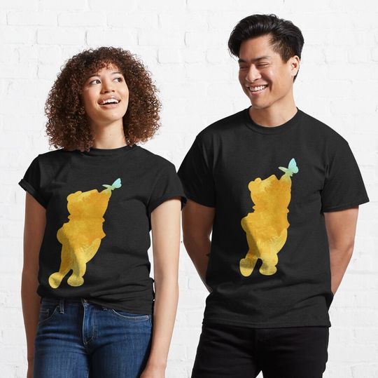 Discover People Classic Bear Inspired Silhouette Anime Cool Photographic T-Shirt