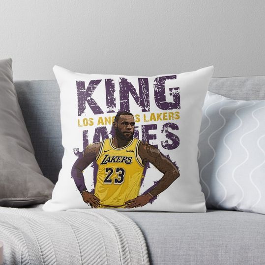 Discover LAbron James Throw Pillow