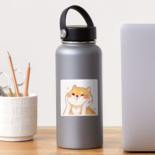 Discover Kawaii Shiba inu Sticker