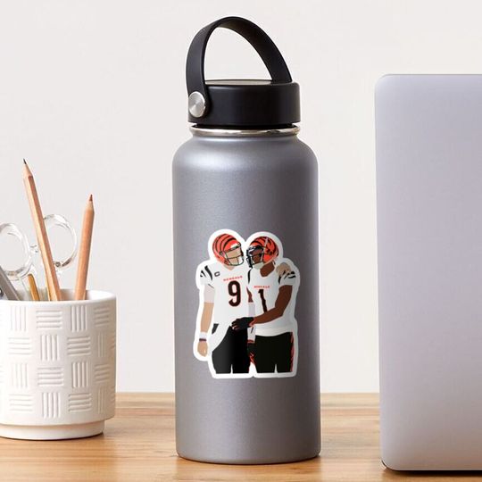 Discover Joe Burrow and Ja'Marr Chase Sticker