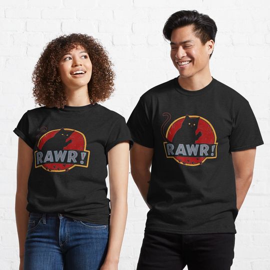 Discover Rawr! Jurassic Cat Classic T-Shirt