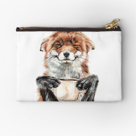 Discover Morning Fox Zipper Pouch