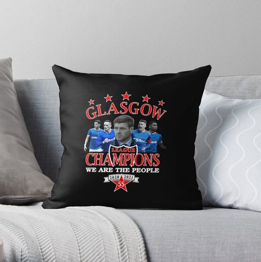 Discover Champions de glasgow de scotland rangers Coussin