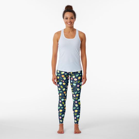 Discover Happy Easter Day Leggings