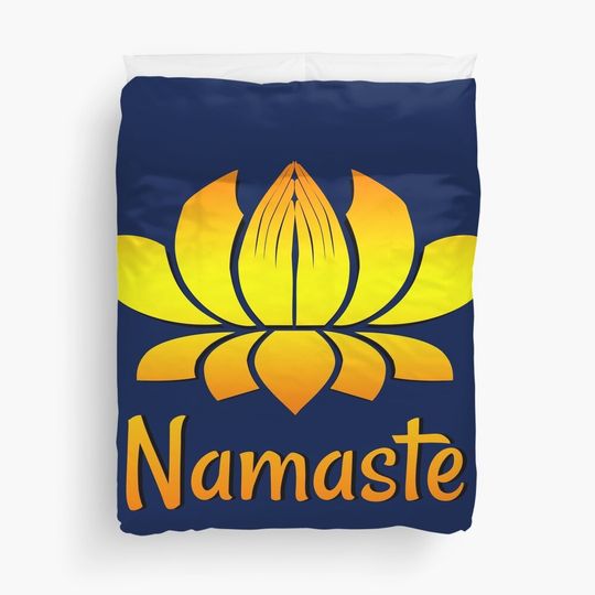 Discover Namaste Duvet Cover