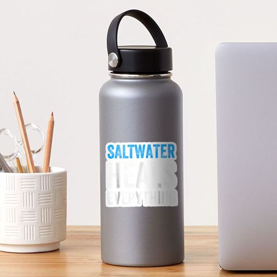 Discover Salt Water Heals Everything Sticker