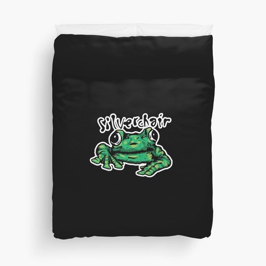 Discover Frogstomp Duvet Cover