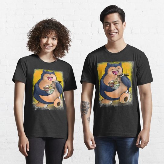 Discover Snorlax Eating Ramen Essential T-Shirt