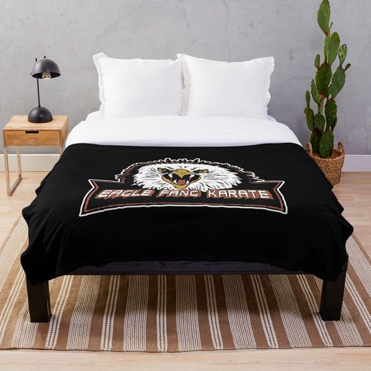Discover Eagle Fang Karate Throw Blanket