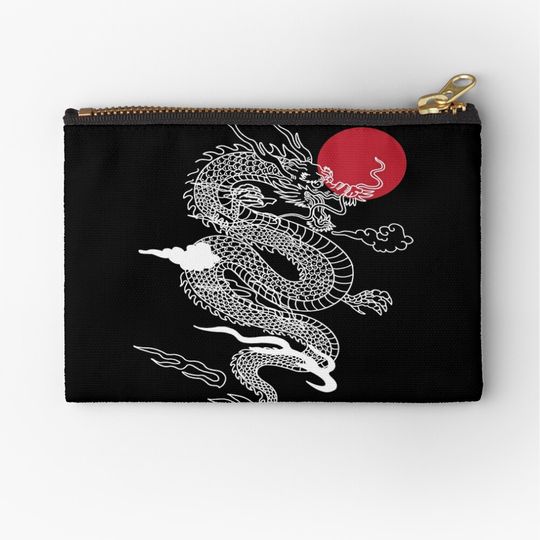Discover Japanese Dragon Asia Fantasy Makeup Bags
