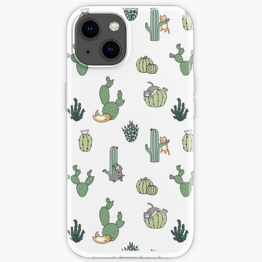 Discover Cacti Cats iPhone Case