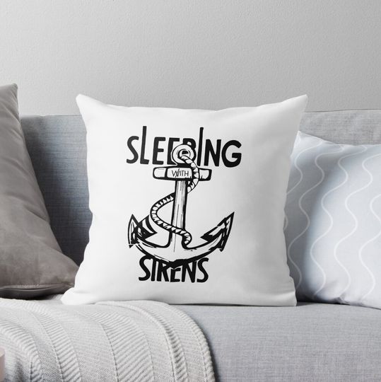 Discover Sleeping With Sirens Throw Pillow