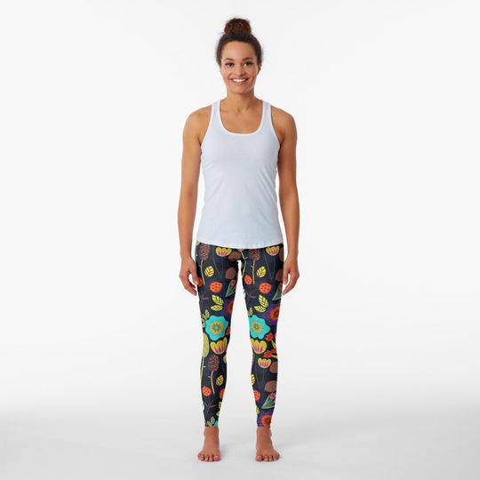 Discover Magical night garden Leggings