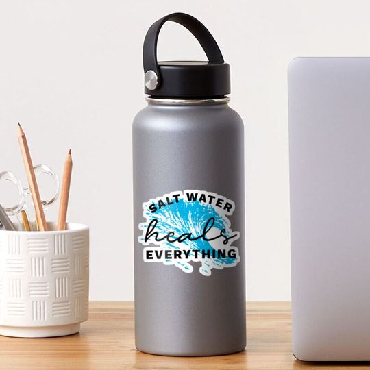 Discover Salt Water Heals Everything Sticker