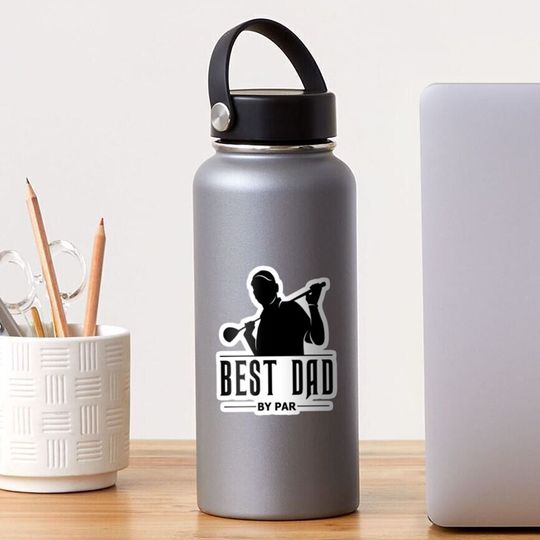 Discover Best Dad By Par Sticker