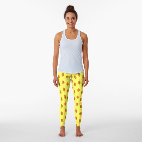 Discover American Corndog ⁠on a stick Leggings