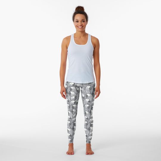 Discover African Grey Parrots Leggings