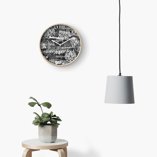 Discover Heavy Metal Bands Clock