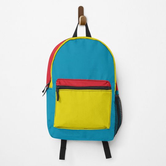 Discover Yellow Red Blue Backpack