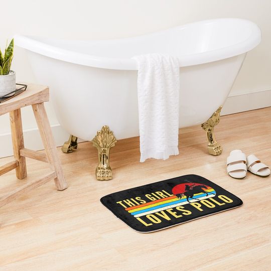 Discover This Girl Loves Polo Bath Mat