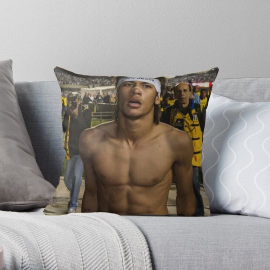 Discover Young Neymar jr Throw Pillow