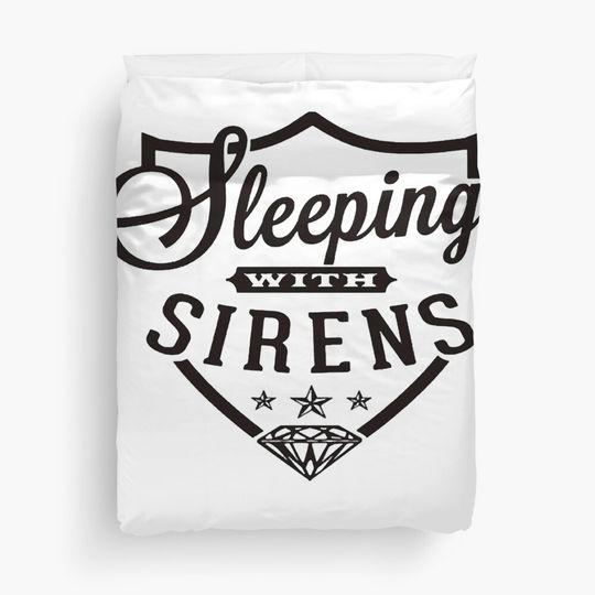Discover Sleeping With Sirens Duvet Cover