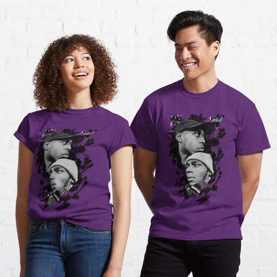 Discover Black Star Mos Def Print Talib Classic T-Shirt