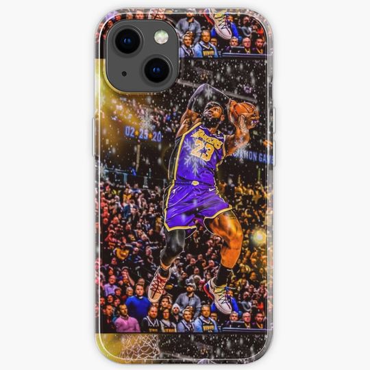Discover LeBron James Dunk iPhone Case