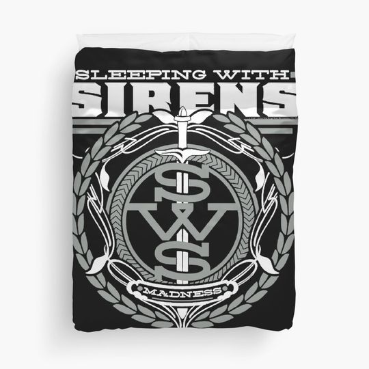 Discover Sleeping With Sirens Duvet Cover
