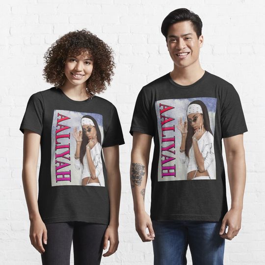 Discover Light Background Aaliyah Singer Gift T-shirt