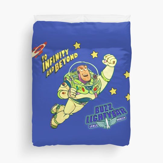 Discover Space Ranger: To Infinity And Beyond! Duvet Cover