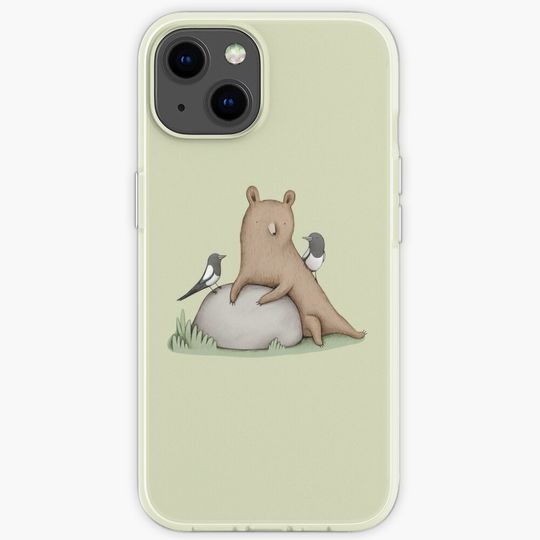 Discover Bear & Birds iPhone Case