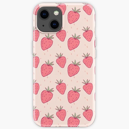 Discover Strawberries Vintage iPhone Case