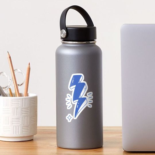 Discover Symbol Power Lightning Sticker