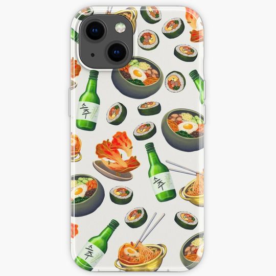 Discover Korean Food Set iPhone Case
