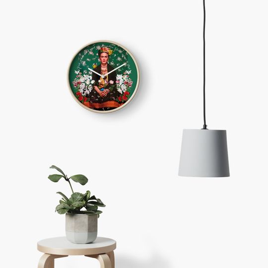 Discover Wings to Fly Frida Kahlo Clock