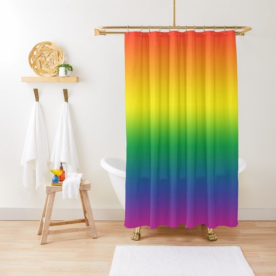 Discover Gay Pride Colours Shower Curtain