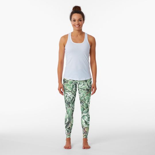 Discover Succulent Bed Leggings