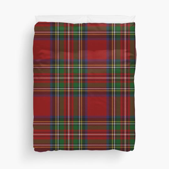 Discover Royal Stewart Tartan Clan Duvet Cover