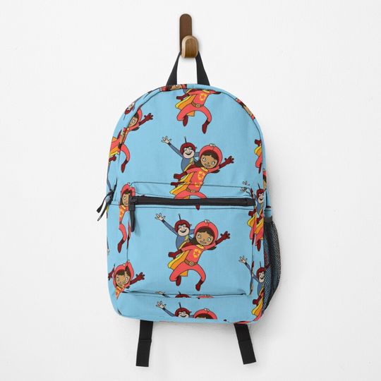 Discover Wordgirl and Captain Huggy Face Fan Art Backpack