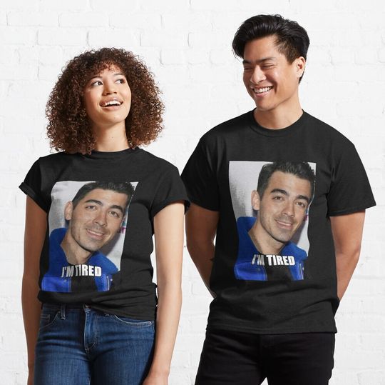 Discover Joe Jonas Tired Meme Classic T-Shirt