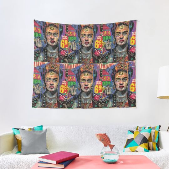 Discover Frida Kahlo Self Portrait Tapestry
