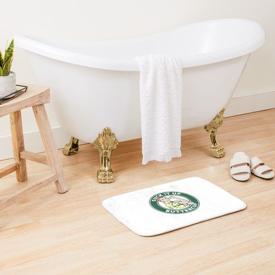 Discover Suck It Up Buttercup Bath Mat