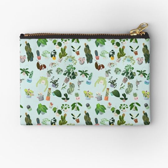 Discover Plant Addict confetti  Makeup Bags