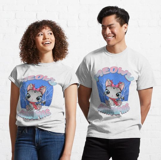 Discover Meowy Christmas T-Shirt