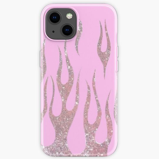 Discover SPARKLE FLAME PHONE CASE iPhone Case
