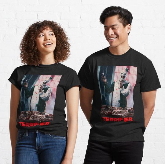 Discover Terrifier Horror Movie Art T-Shirt