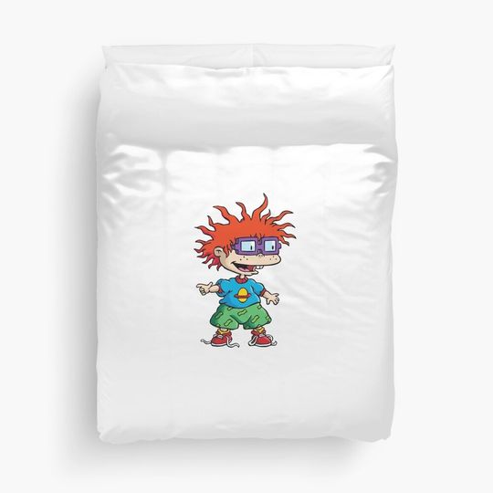 Discover Rugrats Chuckie  Duvet Cover